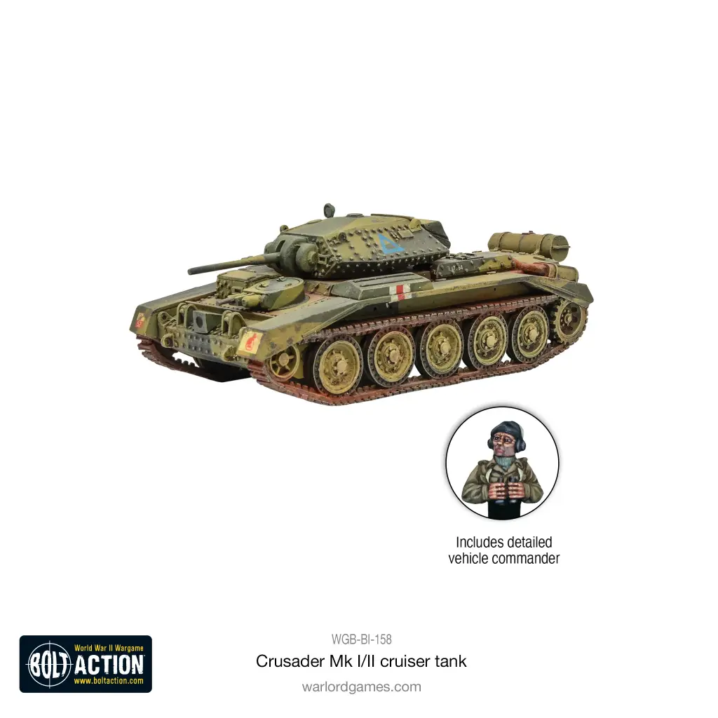 Crusader MK I/II tank - Bolt Action