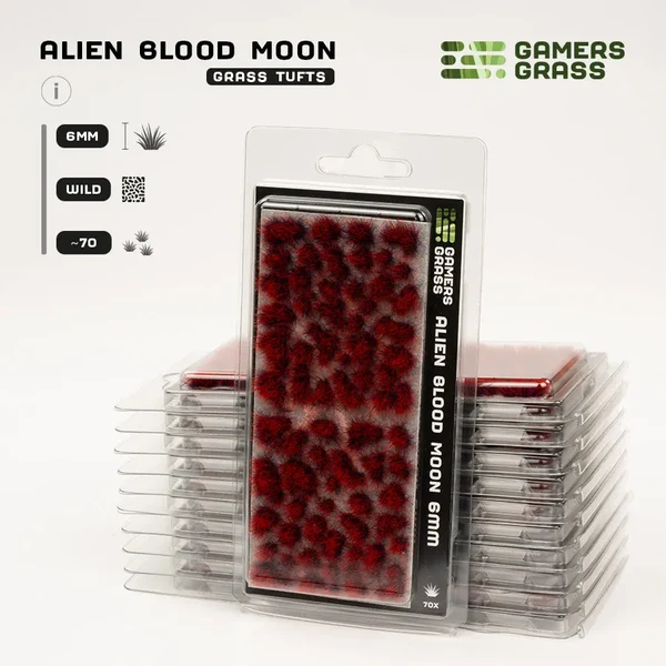 Gamers Grass - Alien Blood Moon Tufts 6mm