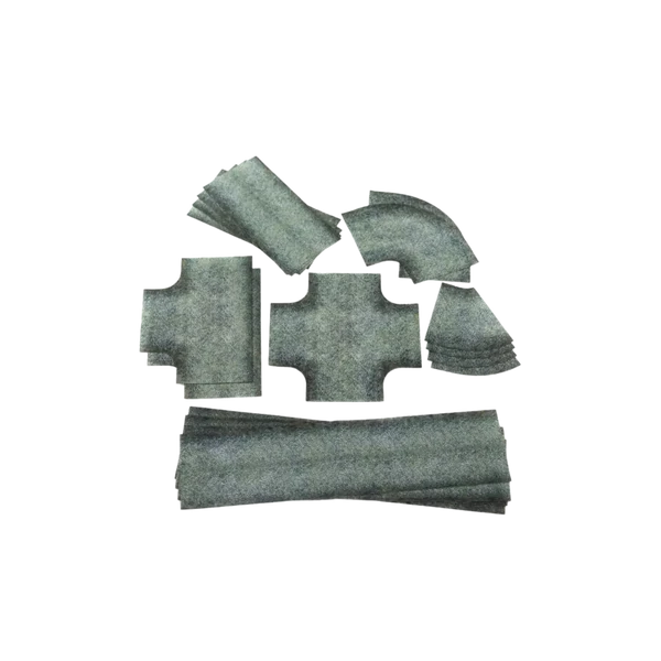 Paved Roads - Anti-Slip Fabric 2D Road Set 15mm