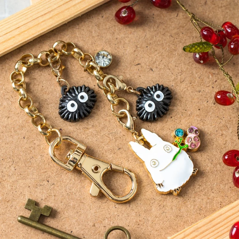 Charms - White Totoro & Fruits