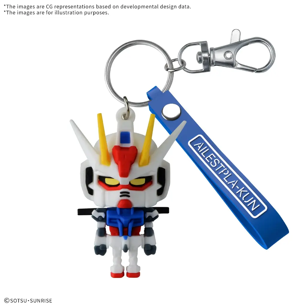 3D Rubber Mascot Keychain - AileSTPLA-KUN