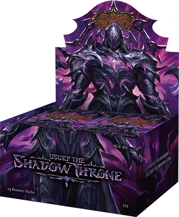 Flesh & Blood TCG - Usurp the Shadow Throne Booster Display (24 Packs)