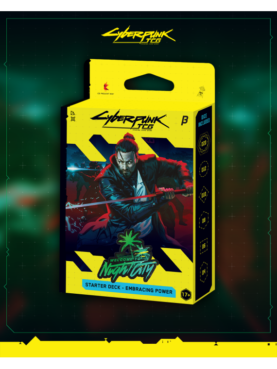Cyberpunk TCG: Welcome to Night City Beta Starter Deck - Embracing Power