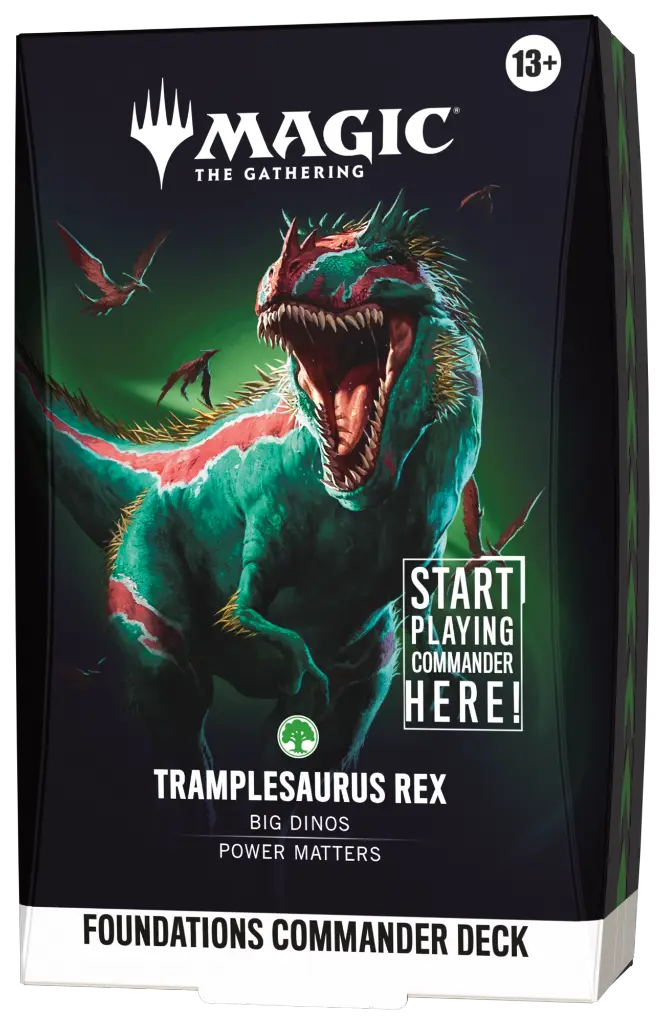Magic The Gathering - Foundations Commander Deck - Tramplesaurus Rex