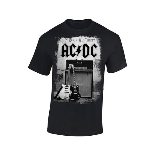 [ACTS05002L] In Rock We Trust (L) (T-Paita)