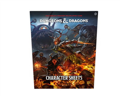 [WOCD38980000] D&amp;D RPG - Character Sheets 2024