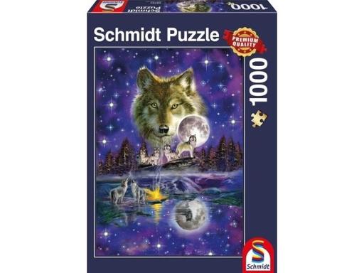 [4001504582333] Wolf in the moonlight (1000pc)