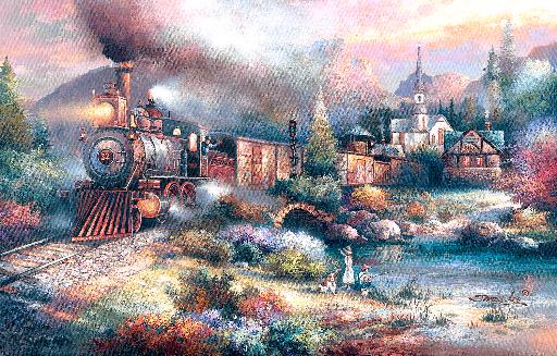 [Sunsout-18014] James Lee - Maryland Mountain Express (1000pc)