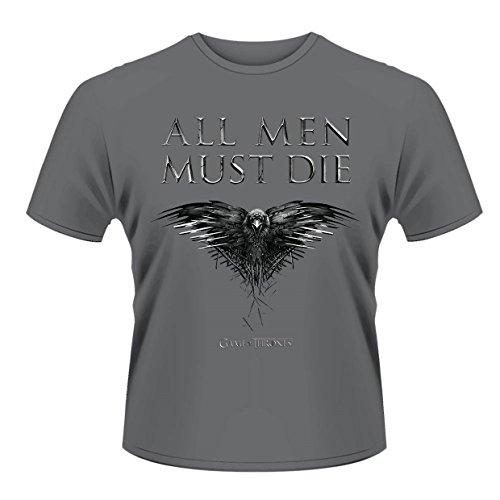Game Of Thrones - All Men Must Die (Grey T-Shirt)