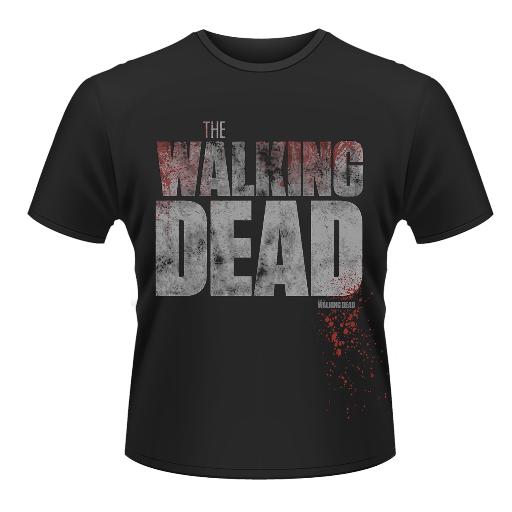 [PH8590XXXL] The Walking Dead - Splatter  (Black T-Shirt)