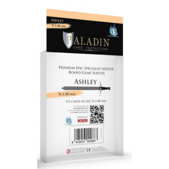 [ASH-CLR] Paladin Sleeves - Ashley Premium Epic Specialist Minus 76x88mm (55 Sleeves)
