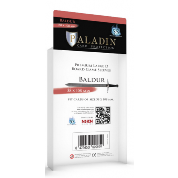 [BAL-CLR] Paladin Sleeves - Baldur Premium Large D 58x108mm (55 Sleeves)