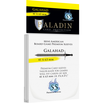 [GAL-CLR] Paladin Sleeves - Galahad Premium Mini American 41x63mm (55 Sleeves)
