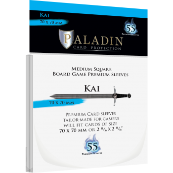 [KAI-CLR] Paladin Sleeves - Kai Premium Square 70x70mm (55 Sleeves)