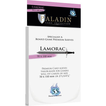 [LAM-CLR] Paladin Sleeves - Lamorac Premium Specialist A 70x110mm (55 Sleeves)