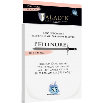 [PEL-CLR] Paladin Sleeves - Pellinore Premium Epic Specialist 88x126mm (55 Sleeves)