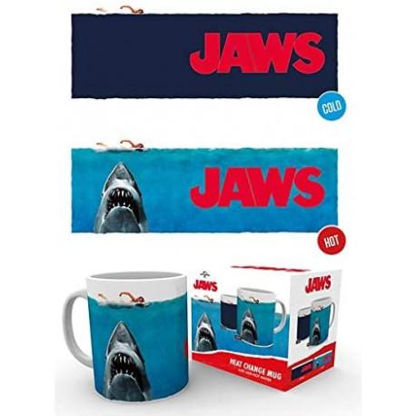 [MGH0138] Jaws Poster  (Lämpömuovautuva muki)