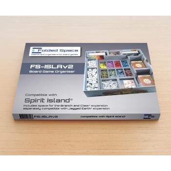 [FS-ISLAv2] Folded Space Spirit Island or Jagged Earth Insert v2