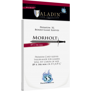 [MOR-CLR] Paladin Sleeves - Morholt Premium XL 89x146mm (55 Sleeves)