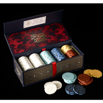 [ROX503] IRON CLAYS 100 PRINTED BOX WITH CHIPS
