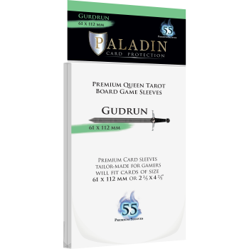 [GUD-CLR] Paladin Sleeves - Gudrun Premium Queen Tarot 61x112mm