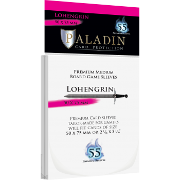 [LOH-CLR] Paladin Sleeves - Lohengrin Premium Medium 50x75mm