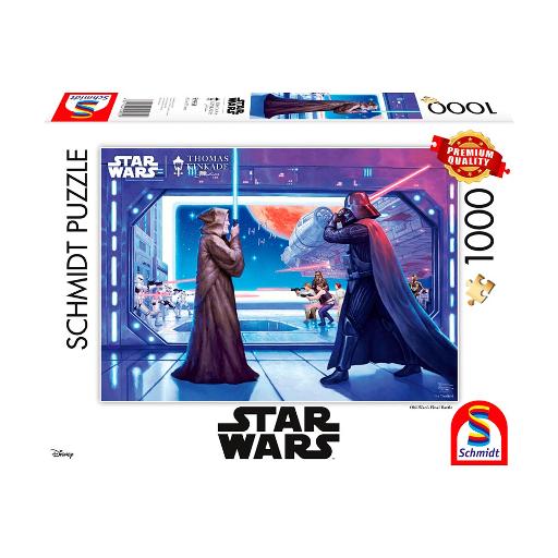 [SCH9953] Puzzle - Thomas Kinkade: Star Wars - Obi Wans Final Battle (1000 palaa)