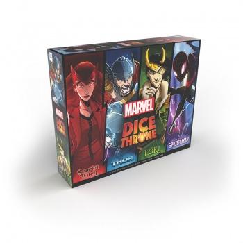 [USO5607] Dice Throne Marvel 4-Hero Box (Scarlet Witch, Thor, Loki, Spider-Man)