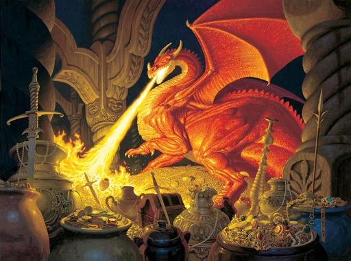 [Sunsout-75570] The Hildebrandt Bros - Smaug Dragon (1000pc puzzle)
