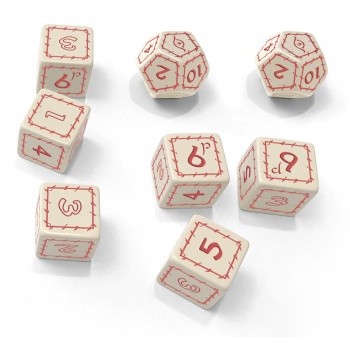 [FLFTOR006] The One Ring - White Dice Set