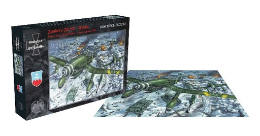[BELL011PZT] Heinkel He 219 Uhu Night Fighters Over Germany - Hauptmann Paul Forster - Night Attack! (1000pcs puzzle)