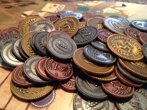 [STM304] Viticulture Metal Lira Coins