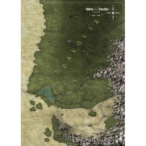 [MUH050447] Symbaroum RPG Ambria &amp; Davokar Map