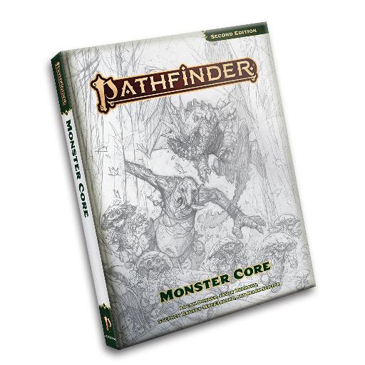 [PZO12003-SK] Pathfinder RPG Pathfinder Monster Core Sketch Cover
