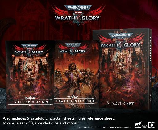 [CB72618] Warhammer 40K Wrath &amp; Glory RPG Starter Set