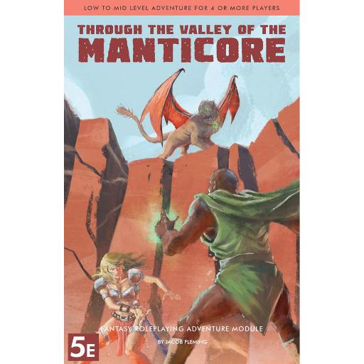 [GELRPG1000B] Through the Valley of the Manticore OSE + Canyon Map