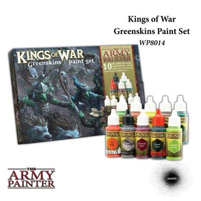 [WP8014] The Army Painter - Warpaints Kings of War Greenskins paint set