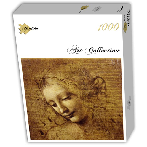 [Grafika-T-02324] Leonardo da Vinci : The Face of Giovane Fanciulla, 1508 (1000pc puzzle)
