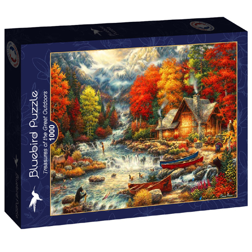 [Bluebird-90239] Chuck Pinson -Treasures of the Great Outdoors (1000pc puzzle)