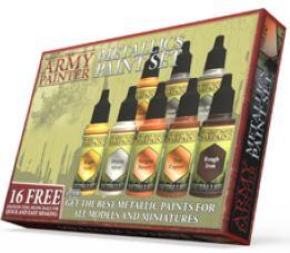 [WP8043] The Army Painter - Metallics Paints Set