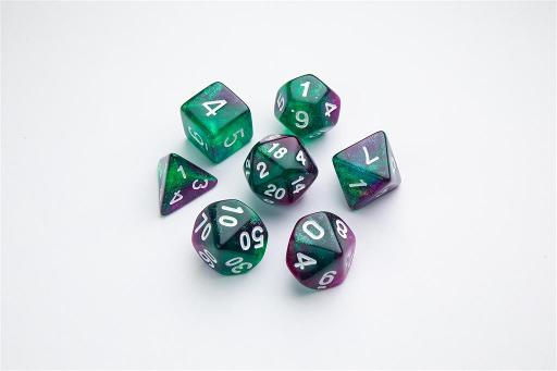 [GGS50016ML] Gamegenic - Galaxy Series - Aurora - RPG Dice Set (7pcs)