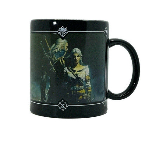 [43304] The Witcher 3 Geralt &amp; Ciri Heat Reveal Mug