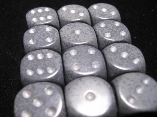 [CHX25740] Dice Sets Hi Tech Speckled 16mm d6 (12)