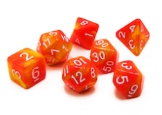 [GMG6080] DCC RPG Elemental Dice Fire