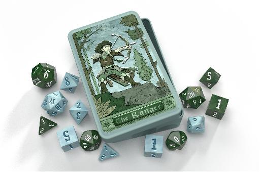 [BGRBAGD10] Class-Specific Dice Set Ranger (Pathfinder and 5E)