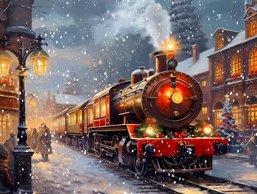 [Sunsout-61836] Train Through the City (500)