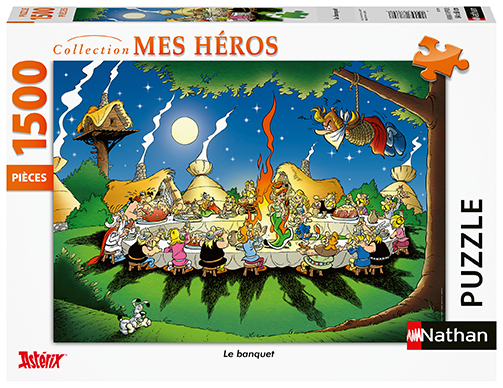 [Nathan-87737] Asterix and Obelix : The Banquet (1500pc)