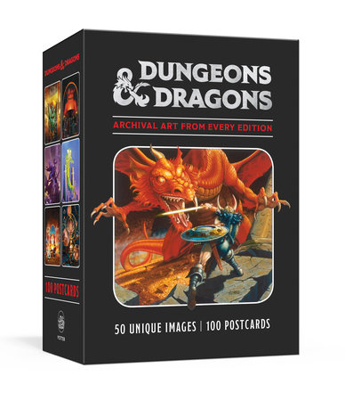 [RHP622] Dungeons and Dragons 100 Postcards Archival Art from Every Edition