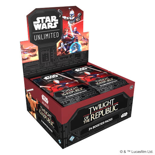 [SWH0302en] Star Wars Unlimited - Twilight of the Republic Booster Display (24 Packs)