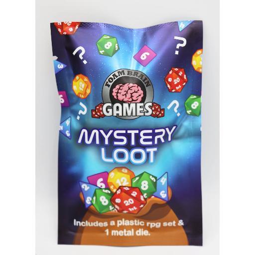 [FBG0002] Mystery Loot Plastic RPG Dice Set &amp; Bonus Metal Die